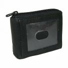 Paul  Taylor Black Leather Zip Around Bifold ID Wallet