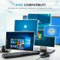 PICTEK Gaming Mouse Wired [7200 DPI] [Programmable] [Breathing Light] Ergonomic