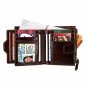 Itslife Women's RFID BLOCKING Leather Multi Functional Compact Wallet Card Hold