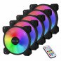 EZDIYFAB 120mm RGB LED Case Fan for PC Cases, CPU Cooling Fan, Water Cooling Fa