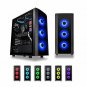 EZDIYFAB 120mm RGB LED Case Fan for PC Cases, CPU Cooling Fan, Water Cooling Fa