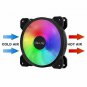 EZDIYFAB 120mm RGB LED Case Fan for PC Cases, CPU Cooling Fan, Water Cooling Fa