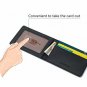 Ultra Slim Mini Size Wallet ID Window Card Case with RFID Blocking Crossgrain