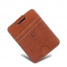 Men Front Pocket Minimalist Leather Slim Wallet RFID Blocking Card Holder Thin M
