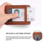 Men Front Pocket Minimalist Leather Slim Wallet RFID Blocking Card Holder Thin M