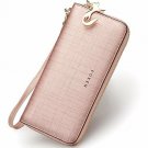 FOXER Women Leather Wallet Bifold Wallet Clutch Wallet with Wristlet Card Holder