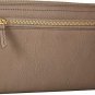 Fossil Logan RFID Zip Around Clutch Light Taupe