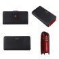 Itslife Womens RFID Blocking Leather Wallet Card Holder with Zipper Pocket