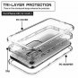 SKYLMW iPhone XR Case,Shockproof Three Layer Protection Hard Plastic Soft TPU