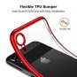 TORRAS Clear iPhone XR Case 6.1 Inch, Soft Silicone TPU Cover with Electroplated