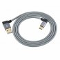 USB C to USB A Cable Left Angle, CableCreation 90 Degree USB Type C Braided Cabl