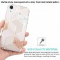 JAHOLAN Compatible iPhone XR Case Bling Glitter Sparkle Rose Gold Marble Design