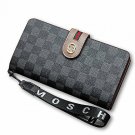 Van Persie Women's Long Bifold PU Leather Purse Zipper Card Organizer Fashion W