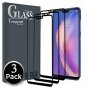 Ferilinso Screen Protector for Xiaomi Mi 8 Lite,[3 Pack] [Full Glue][Full Cover]
