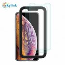 skyLink iPhone XR Premium Tempered Glass Screen Protector (2pk) with WorryFree