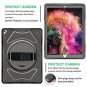 iPad Pro 12.9 Case with 360 Degree Swivel Stand, Adjustable Hand Strap, Shoulder