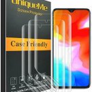 [3 Pack] INGLE Compatible with Oneplus 6T Screen Protector, HD Clear [ Case Frie