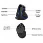 JTech Digital [V628] Wired Ergonomic Vertical USB Mouse with Adjustable Sensiti