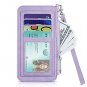 Leather Card Wallet,Slim RFID Blocking Credit Card Case Wallet Sleeve for Girls