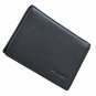 RFID Slim Wallet Men Thin Bifold Front Pocket Wallet Genuine Leather Card Hol