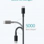 Anker USB C Cable, [2Pack 6Ft] Premium Nylon USBC to USBA Fast Charging Type