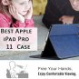 iPad Pro 11 Inch Case 2018 with Apple Pencil Holder,JGOO Premium Leather Slim Li