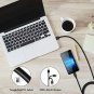 Micro USB Charging Cable, 2 Pack(6ft Wht10ft Blk) Android Phone Fast Charger Co