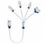 Vastar Premium 4 in 1 Multiple USB Charging Cable Adapter Connector with Micro U