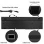 DBPOWER Three Colors Backlit LED Keyboard for Gaming, Office Device