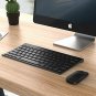 Wireless Keyboard and Mouse Combo, Seenda 2.4G Ultra Compact Wireless Keyboard a