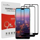 Lanhiem 2Pack Tempered Glass Screen Protector  Compatible with Huawei P20 Pro,