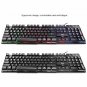 Rii RK100 Multiple Color Rainbow LED Backlit Large Size USB Wired Mechanical Fe