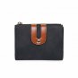 Women's Rfid Small Bifold Leather Wallet Ladies Mini Zipper Coin Purse id card