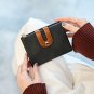 Women's Rfid Small Bifold Leather Wallet Ladies Mini Zipper Coin Purse id card