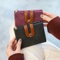 Women's Rfid Small Bifold Leather Wallet Ladies Mini Zipper Coin Purse id card