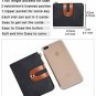 Women's Rfid Small Bifold Leather Wallet Ladies Mini Zipper Coin Purse id card