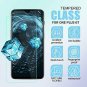 OnePlus 6T Screen Protector Glass [2 Pack] FENGJ Premium Tempered Glass Film 3D