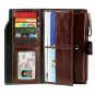 Itslife Women's RFID Blocking Large Capacity Luxury Wax Genuine Leather Cluth W