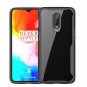 I VIKKLY OnePlus 6T Case with HD Screen Protector, Slim Acrylic Clear Case Trans