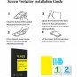 Oneplus 6T Screen Protector, Wellci [ 2 Pack ] Tempered Glass Screen Protector f