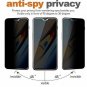 OnePlus 6T Privacy Screen Protector [Case Friendly] Tempered Glass for OnePlus 6