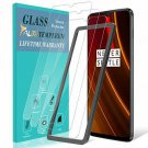 TAURI Screen Protector for Oneplus 6T, [3Pack] [Alignment Frame] Easy Install [