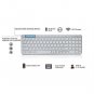 RollingStone Bluetooth Keyboard, Full Size switchable MultiDevice Wireless LE K