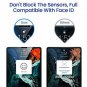2 Pack Screen Protector Compatible ipad pro 12.9, Face ID Recognition, Installat