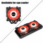 upHere 3Pack 120mm PWM High Airflow Quiet Edition Red LED Case Fan for PC Cases