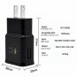 Adaptive Fast Wall Charger Adapter with USB Type C to A Cable Cord Compatible Sa