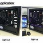 LEDdess PC LED Flexible Light Strip Computer Lighting UV Purple with Magnetic fo