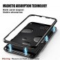Huawei Mate 10 Pro Case, ZHIKE Magnetic Adsorption Case Metal Frame Tempered Gla