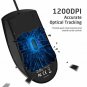 VicTsing Wired Mouse 3Button 1200 DPI, Computer USB Mouse Optical Mice, Compati