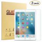 [2Pack] iPad Tempered Glass Screen Protector for New 2018 2017 iPad 9.7 inch/iP